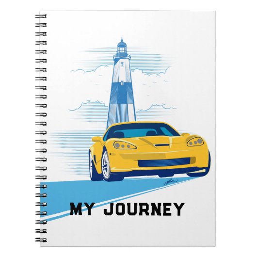 ELEGANT VETTE AUTOMOBILE ART NOTEBOOK NOTITIEBOEK (Voorkant)