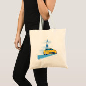 Elegant Vette Cruise Illustratie Tote Bag (Voorkant (product))