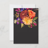 Elegant Vibrant Floral Retirement Party Kaart (Achterkant)