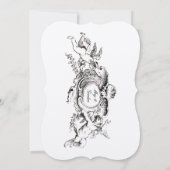 Elegant Victoriaans 1845 Cartouche Kaart (Achterkant)