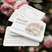 Elegant Victoriaans  Antiek Tea House Visitekaartje