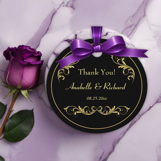 Elegant Victoriaans Bedankjes Labels