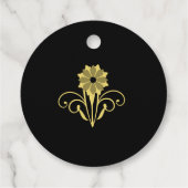 Elegant Victoriaans Bedankjes Labels (Achterkant)