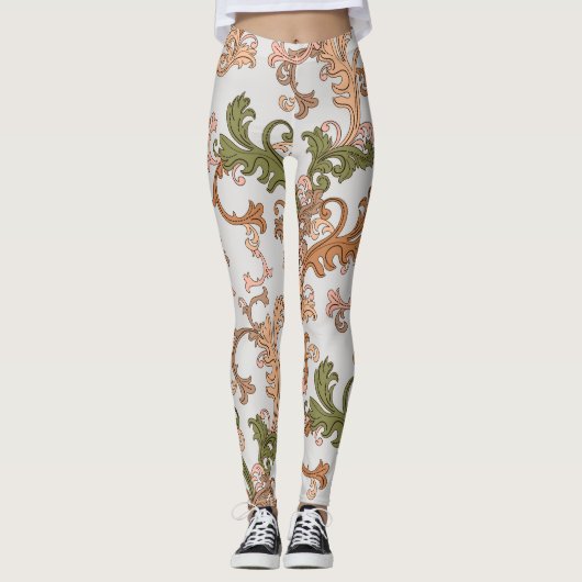 Elegant  Victoriaans Boho achteraan | Leggings (Voorkant)