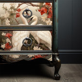 Elegant Victoriaans Boho Romantisch Zwanen Tissuepapier