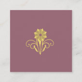 Elegant Victoriaans bruiloft Dank je Informatiekaartje (Achterkant)