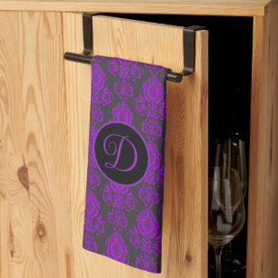 Elegant, , Victoriaans Damask gepersonaliseerd Theedoek