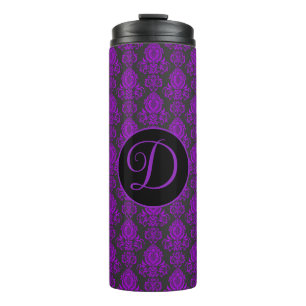 Elegant, , Victoriaans Damask gepersonaliseerd Thermosbeker