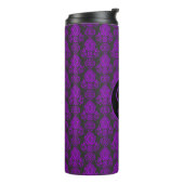 Elegant, , Victoriaans Damask gepersonaliseerd Thermosbeker (Gedraaid links)