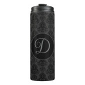 Elegant, , Victoriaans Damask gepersonaliseerd Thermosbeker (Voorkant)