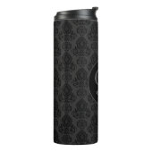 Elegant, , Victoriaans Damask gepersonaliseerd Thermosbeker (Gedraaid links)