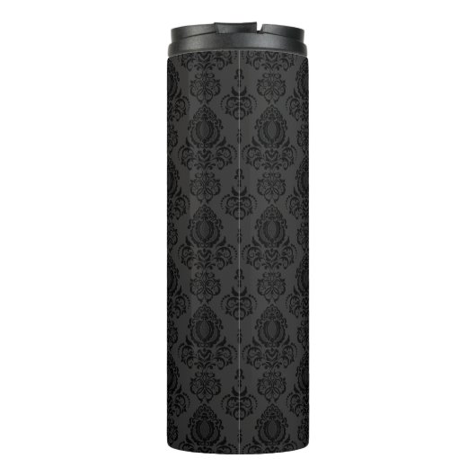 Elegant, , Victoriaans Damask gepersonaliseerd Thermosbeker (Achterkant)