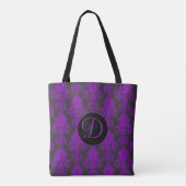 Elegant, , Victoriaans Damask gepersonaliseerd Tote Bag (Achterkant)