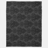 Elegant, , Victoriaans damast Fleece Deken (Voorkant)