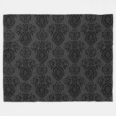 Elegant, , Victoriaans damast Fleece Deken (Voorkant (Horizontaal))