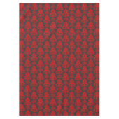 Elegant, , Victoriaans Damast Rood Tafelkleed (Voorkant)