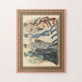 Elegant Victoriaans dames Legpuzzel (Verticaal)