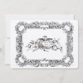 Elegant Victoriaans Era 1834 de Grens van het Lijs Kaart (Achterkant)