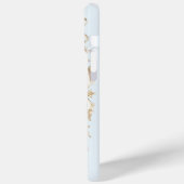 Elegant Victoriaans Flowers Gold filigraan Lijst Case-Mate iPhone Case (Achterkant / Links)