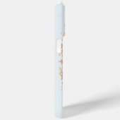 Elegant Victoriaans Flowers Gold filigraan Lijst Case-Mate iPhone Case (Achterkant / Rechts)