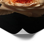 Elegant Victoriaans Foto Lijst met 3D Rozen Poster (Hoek)