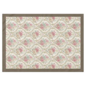 Elegant Victoriaans grillig delicaat bloemmotief Tafelkleed (Voorkant (Horizontaal))