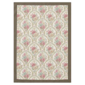 Elegant Victoriaans grillig delicaat bloemmotief Tafelkleed (Voorkant)