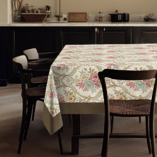 Elegant Victoriaans grillig delicaat bloemmotief Tafelkleed