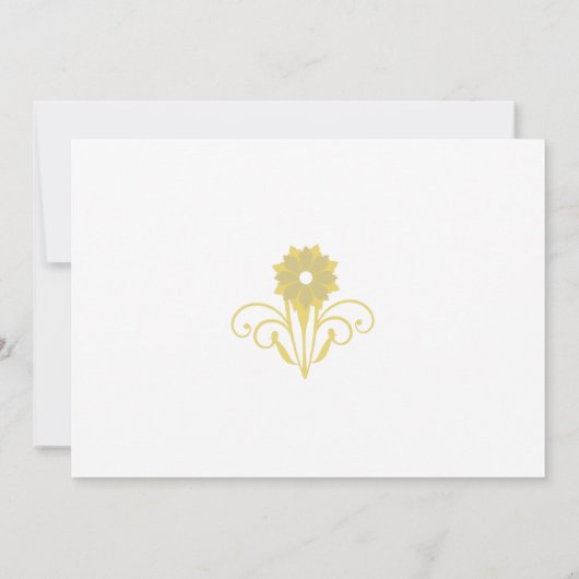 Elegant Victoriaans huwelijk bewaar de datum Kaart (Achterkant)