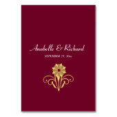 Elegant Victoriaans Kaart (Achterkant)