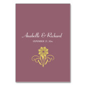 Elegant Victoriaans Kaart (Achterkant)