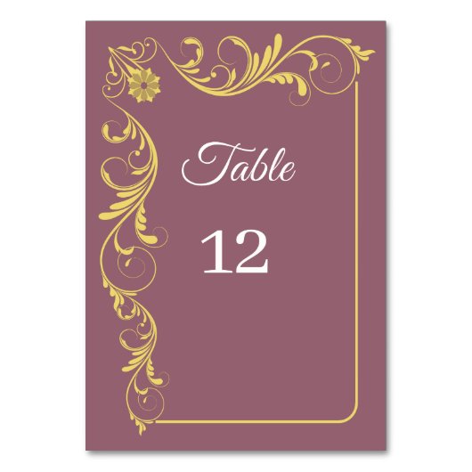 Elegant Victoriaans Kaart (Voorkant)