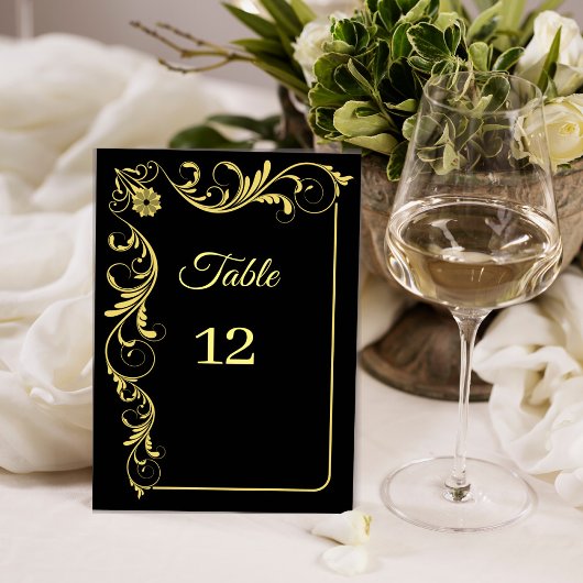 Elegant Victoriaans Kaart