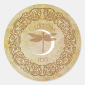 Elegant, , Victoriaans magisch sprookje Ronde Sticker (Voorkant)