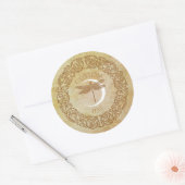 Elegant, , Victoriaans magisch sprookje Ronde Sticker (Envelop)