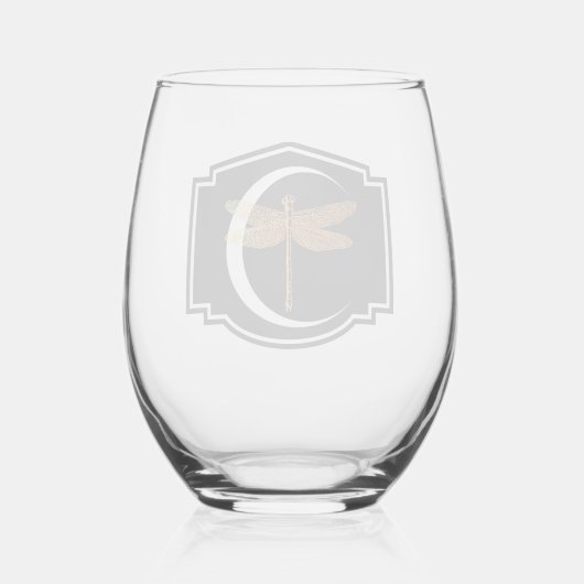 Elegant, , Victoriaans magisch sprookje Wijnglas Zonder Voet (Achterkant)