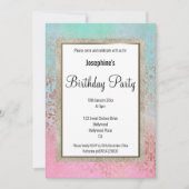 ELEGANT VICTORIAANS MARBLE BIRTHDAY KAART (Voorkant)