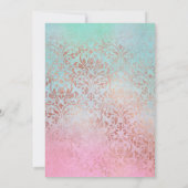 ELEGANT VICTORIAANS MARBLE BIRTHDAY KAART (Achterkant)