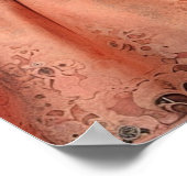 Elegant Victoriaans meisje in een bloementuin Poster (Hoek)