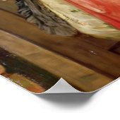 Elegant  Victoriaans meisje Poster (Hoek)