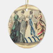 Elegant Victoriaans Modes Verkleuring keramische b Keramisch Ornament (Links)