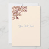 Elegant Victoriaans Modes voor dames Kaart (Achterkant)