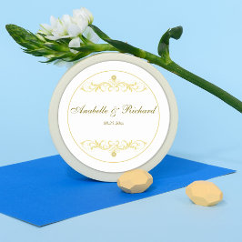 Elegant Victoriaans Ronde Sticker