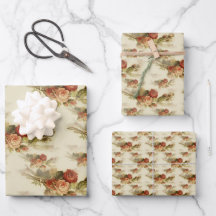 Elegant  Victoriaans Roos Floral Pattern