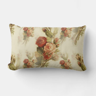 Elegant  Victoriaans Roos Floral Pattern Kussen
