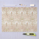 Elegant Victoriaans Roos Gold Floral Pattern Tissuepapier (Craft)