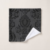 Elegant, , Victoriaans Steampunk Damask Bad Handdoek (Wasdoekje)