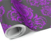 Elegant, , Victoriaans Steampunk Damask Cadeaupapier (Rol Hoek)