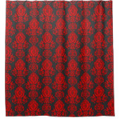 Elegant, , Victoriaans Steampunk Damask Douchegordijn (Voorkant)