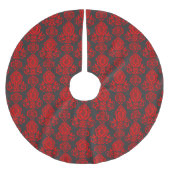 Elegant, , Victoriaans Steampunk Damask Kerstboom Rok (Voorkant)